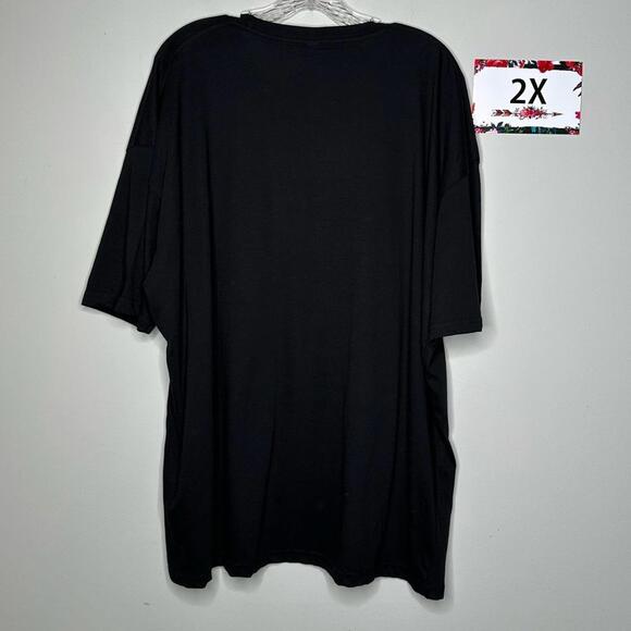 Hello Sunshine 2X L&B cactus tee shirt black - Picture 5 of 5